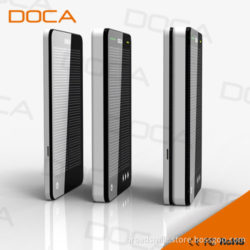 2013 New DOCA Solar charging Power Bank with MP3 Player